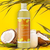 Aunt Jackie's Kids Heads Up Moisturizing and Hair Softening Shampoo for Naturally Curly, Coily and Wavy Hair, 12 oz