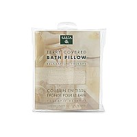 Earth Therapeutics Terry Covered Bath Pillow, Natural