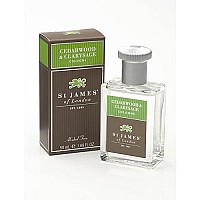 St James of London Cedarwood & Clarysage Cologne, 1.69 Fl Oz