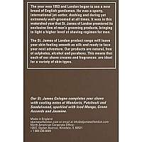 St James of London Mandarin & Patchouli Cologne , 1.69oz