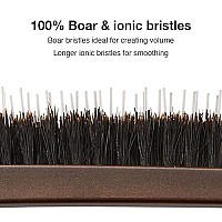 Olivia Garden Style-Up Teasing Foldable Hair Brush - 100% boar & ionic bristles STU-CO (Combo)