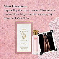 Tocca Women's Perfume, Cleopatra Fragrance - Warm Floral, Grapefruit, Jasmine, Vanilla Musk - Hand-Finished Bottle, 0.68 oz. (20 ml)