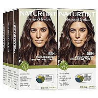 Naturtint Permanent Hair Color 5GM Chocolate Chestnut (Pack of 6), Ammonia Free, Vegan, Cruelty Free, up to 100% Gray Coverage, Long Lasting Results