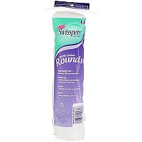 Swisspers Cotton Rounds 80 Count 100% Cotton (2 Pack)