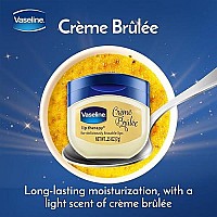 Vaseline Lip Balm for Instantly Soft Smooth Lips Crme Brle Lip Balm Locks In Moisture to Improve Hydration 0.25 oz