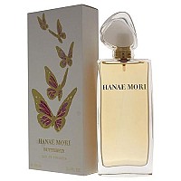 Hanae Mori Butterfly Eau de Toilette, 3.4 Ounce