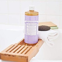 Dr. Bronner's - Pure-Castile Liquid Soap (Lavender, 32 Fl Oz) - Made with Organic Oils, 18-in-1 Uses: Face, Body, Hair, Laundry, Pets and Dishes, Concentrated, Vegan, Non-GMO