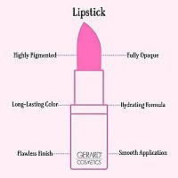 Gerard Cosmetics Lipstick 1995 | Neutral Pink Mauve Lipstick With Comfort Matte Finish | Highly Pigmented, Smooth Formula With Hydrating Ingredients | Cruelty Free & Made In Usa