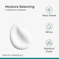 PHILIP KINGSLEY Moisture Balancing Combination Conditioner | Restore Shine, Softness and Hydration to your Hair, 33.8 oz.