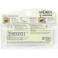 Andrea Strip Lashes, Black [33] 1 pair (Pack of 6)