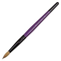 Professional Purple Wood Kolinsky Acrylic Nail Brush (Size: 6, 8, 10, 12, 14, 16, 18, 20, & 22) PANA Brand Pure Kolinsky Hair (Size 10)