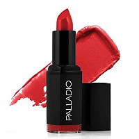 Palladio Herbal Matte Lipstick, Coral, Creamy And Full Coverage Long Lasting Matte Lipstick