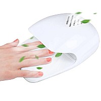 Nail Fan Dryer for Regular Nail Polish, Portable Nail Dryer Nail Art Polish Machine Quick Dry Nail Polish Gel Nail Dryer Blower for Fingernail Toenail, Portable Fans Battery Operated