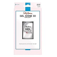 Sally Hansen Treatment Gel Shine 3D Top Coat Nail Polish, 0.45 Fluid Ounce