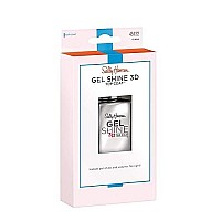 Sally Hansen Treatment Gel Shine 3D Top Coat Nail Polish, 0.45 Fluid Ounce