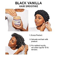 Carols Daughter Black Vanilla Moisture And Shine Hair Smoothie For Dry Hair And Dull Hair, With Shea Butter, Cocoa Butter And Vitamin B5, Paraben Free Hair Treatment, 8 Oz (Packaging May Vary)