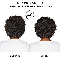 Carols Daughter Black Vanilla Moisture And Shine Hair Smoothie For Dry Hair And Dull Hair, With Shea Butter, Cocoa Butter And Vitamin B5, Paraben Free Hair Treatment, 8 Oz (Packaging May Vary)