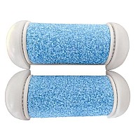 Extra Coarse Replacement Rollers for Care me Electric Callus Removers CM-201-2 Super Coarse Grinding Heads for Removing Dead, Hard Skin & Calluses on Feet