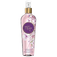 Maja Plum Blossom Perfumed Body Mist With Floral And Fruity Notes To Refresh Yourself Any Time, Transparent Purple, 8.1 Fl Oz