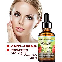 STRAWBERRY SEED OIL ORGANIC. 100% Pure Moisturizer/ Natural Cold Pressed Carrier oil. 0.5 Fl.oz.- 15 ml. For Skin, Hair, Lip and Nail Care. One of the highest anti-oxidant oil, rich in Omega-3 and Linolenic Acid. Botanical Beauty.