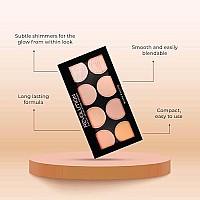 Makeup Revolution Ultra Blush Makeup Palette, Bronzer & Highlighter Makeup, Includes 8 Shades, Gluten free, Vegan & Cruelty Free, Hot Spice, 13g