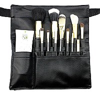 Hotrose 22 Pockets Professional Cosmetic Makeup Brush Bag with Artist Belt Strap for Women ( Brush Not Included )