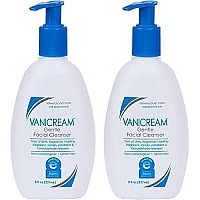 Vanicream Gentle Facial Cleanser, 8 Fl Oz (Pack of 2)