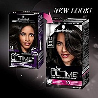 Schwarzkopf Color Ultime Permanent Hair Color Cream, 1.1 Raven Black