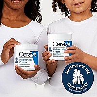 CeraVe Moisturizing Cream | Body and Face Moisturizer for Dry Skin | Body Cream with Hyaluronic Acid and Ceramides | Normal | Fragrance Free | 19 Oz | Packages May Vary