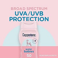 Coppertone Water Babies Sunscreen Lotion, SPF 50, 8 oz. (Pack of 2)