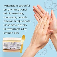 The Keys Salt Scrub Premium Exfoliating Sea Salt Body Skin Scrubs - foot scrub - exfoliating body scrub with Wooden Spoon - Made with Pure Florida Sea Salt and Organic Coconut Oil (Coconut, 12 oz).