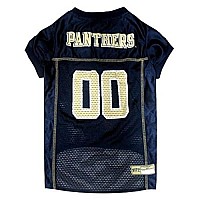 Ncaa College Pittsburgh Panthers Mesh Jersey For Dogs Cats, X-Small Licensed Big Dog Jersey With Your Favorite Footballbasketball College Team