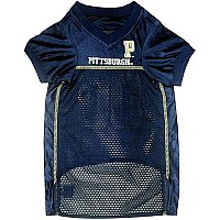 Ncaa College Pittsburgh Panthers Mesh Jersey For Dogs Cats, X-Small Licensed Big Dog Jersey With Your Favorite Footballbasketball College Team