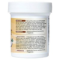 De La Cruz Coconut Oil - Expeller Pressed Coconut Oil for Skin and Hair - Natural Moisturizer for Skin and Hair - 2.2oz (3 Jars)