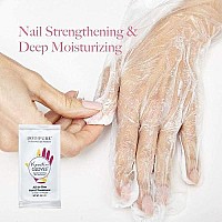 Bodipure Professional Keratin Gloves for Nail Strengthening - Moisturizing Hand Mask for Dry and Cracked Hands - Hand and Cuticle Treatment with Vegetable Keratin Cream - 12 Glove Pairs