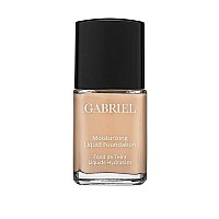 Gabriel Cosmetics Moisturizing Liquid Foundation (Cool Beige), 1 Fl Oz, Natural, Paraben Free, Vegan, Gluten-Free, Cruelty-Free, Non Gmo, Infused With Vitamins A & E, Full Coverage