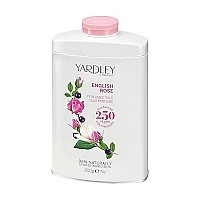 Yardley of London English Rose 7.0 oz Perfumed Talc, clean (Y6320018-6)