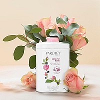 Yardley of London English Rose 7.0 oz Perfumed Talc, clean (Y6320018-6)