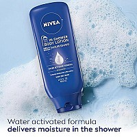 NIVEA In-Shower Body Lotion Nourishing 13.5 oz(Pack of 2)