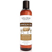 velona Lanolin Oil USP Grade 8 oz | 100% Pure and Natural Carrier Oil | Refined, Cold pressed | Skin, Hair, Body & Face Moisturizing | Use Today - Enjoy Results