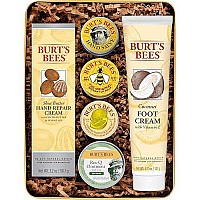 Burt's Bees Graduation Gifts, Teacher Appreciation Gift Ideas, 5 Body Care Products, Classics Set -Original Beeswax Lip Balm, Cuticle Cream, Hand Salve, Res-Q Ointment, Hand Repair Cream & Foot Cream