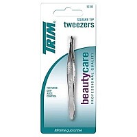 Trim Tweezr Square Size Ea Trim Square Tip Tweezers 53100 1Ct