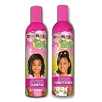 African Pride Dream Kids Olive Miracle Detangling Shampoo and Conditioner Combo Set