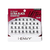 i-ENVY Trio Ultra Black Medium Lashes, 3X Faster & Easier, Double the Volume (Ultra Black - Medium)