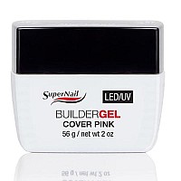 Supernail Pink LED/UV Builder Gel Cover, 2 Fluid Ounce