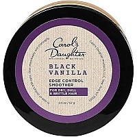 Carols Daughter Black Vanilla Moisture & Shine Edge Control Smoother for Dry Hair and Dull Hair, with Aloe and Honey, Clear Edge Smoother, Edge Tamer, 2 oz