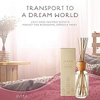 Alora Ambiance Toscana 8 oz Reed Diffuser | Long-Lasting Fresh & Earthy Fragrance | Beautifully Designed for Any Space