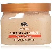 Tree Hut Sugar Body Scrub 18 Ounce Tropical Mango Shea (532ml) (3 Pack)