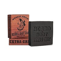 Honest Amish Beard And Body Soap (Extra Grit)