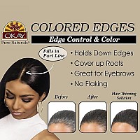 Okay Colored Edges, Brown, 0.5 Ounce